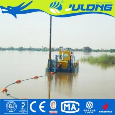 Julong Brand Clay Dredging New Cutter Suction Dredge for River Sand Dredging