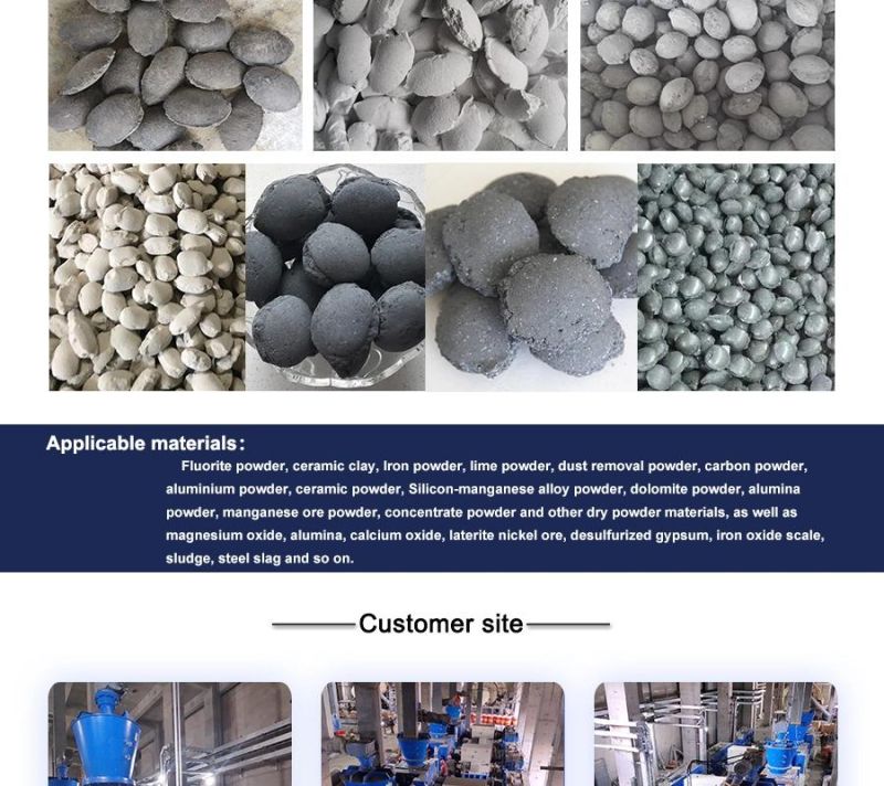 Mineral powder  double roller hydraulic compacting camphor ball briquette machine