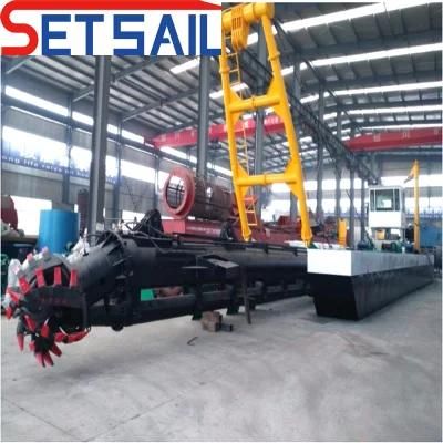 Cutter Suction Dredging Sand Machine with HDPE Pipe