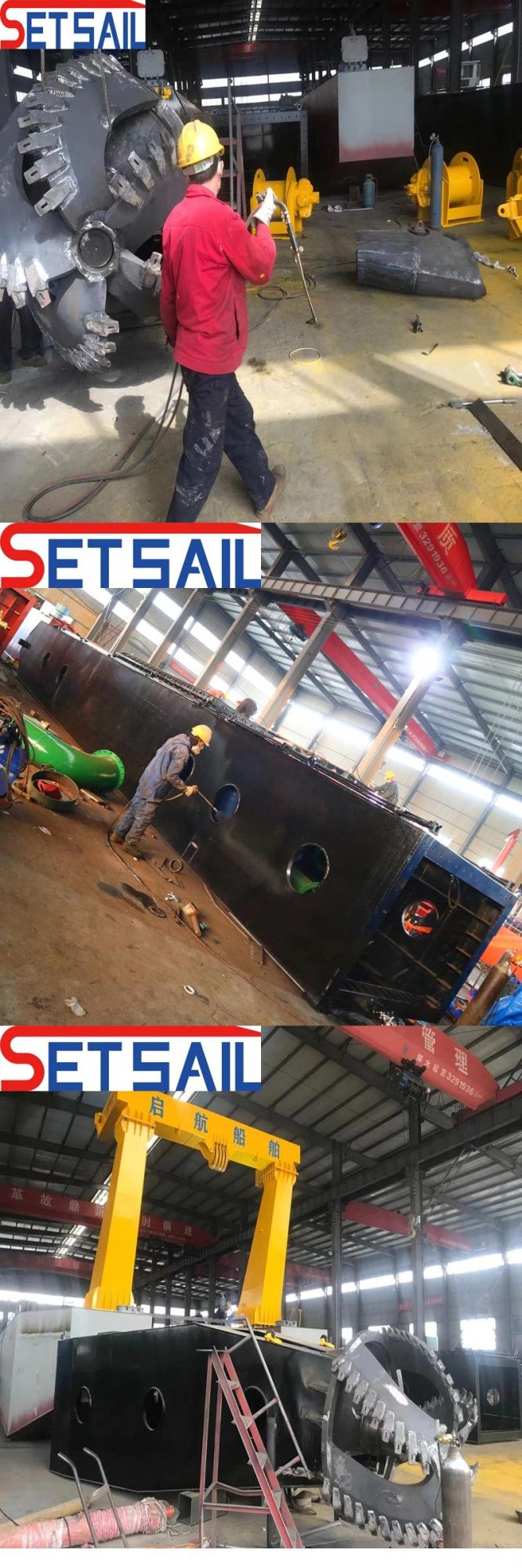 High Efficiency Water Wheel Sand Washing Machine Used in River