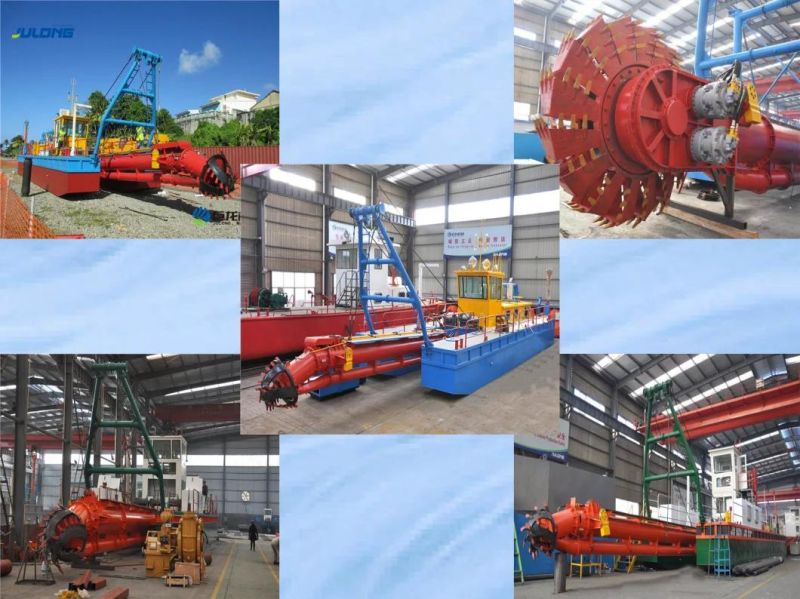 8/12/18/24/26 Inch Cutter Suction Dredger River Sand Dredging Machine with Engine and Cutter Head