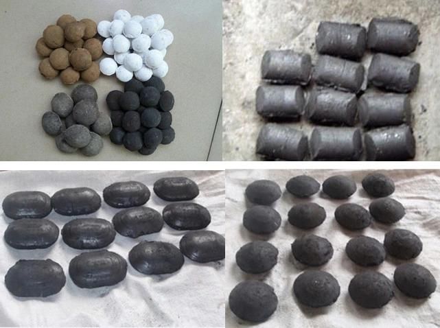 Coconut Shell Charcoal Ball Oval Shape Coal Powder Briquette Machine Price for Sale