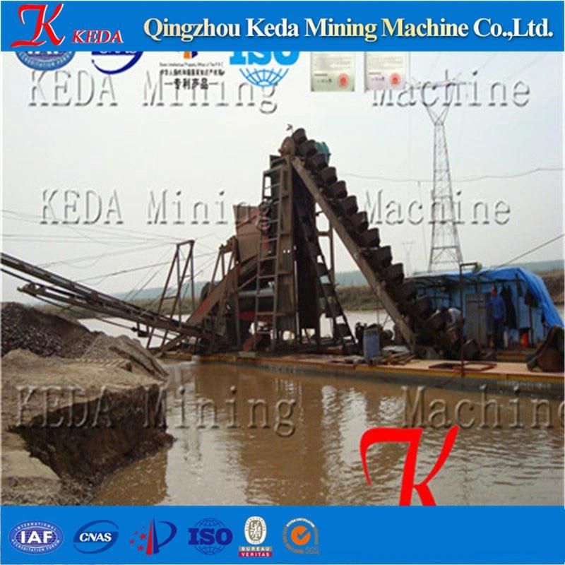 Alluvial Keda Supply Chain Bucket Gold Dredger