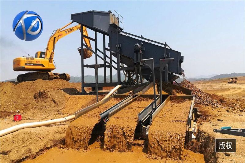 China Mobile 100tph Gold Mining Equipment Machinery