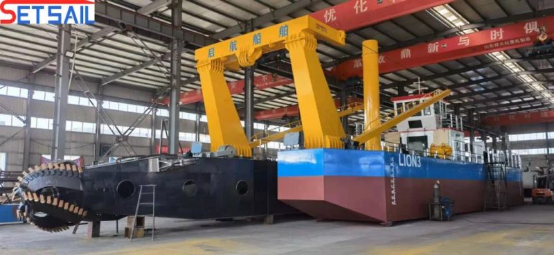 Customized Cummins Engine Rexroth Hydraulic Cutter Suction Dredger with GPS