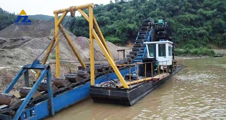 River Alluvial Gold Ore Dressing Equipment Gold Extraction Dredger