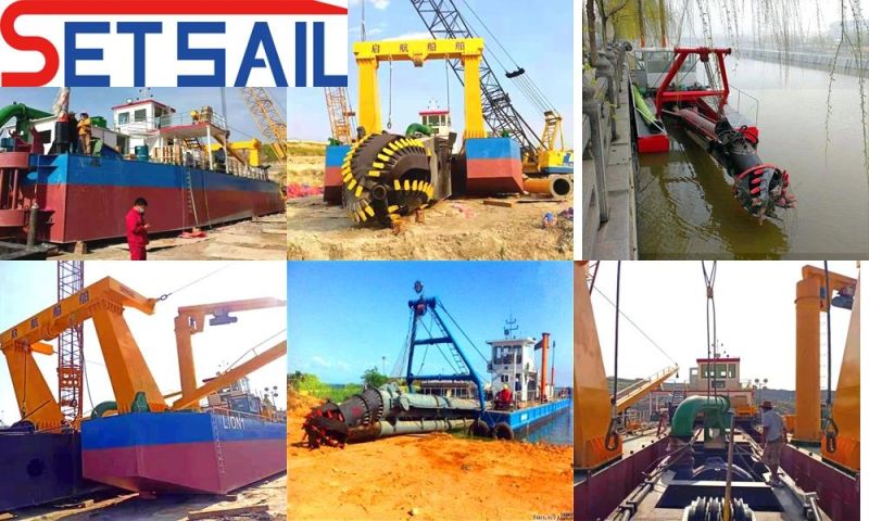 18/20/22/24/26 Inch Diesel Engine Hydraulic Cutter Suction Dredger for River Sand and Lake Mud