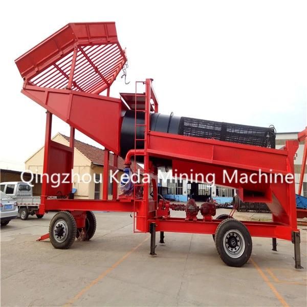 Gold Mining Equipment Innovative Mobile Gold Trommel Screen