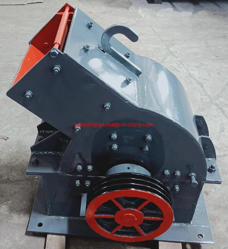 Gold Ore PC 400X300 Hammer Mill Crusher with Supporting Legs