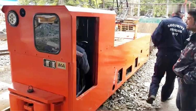 8t Battery Underground Mining Electric Locomotive Trolley Locomotive