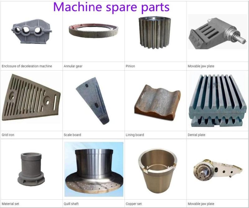 Professional Spare Parts Dental Plate for Mining Machine