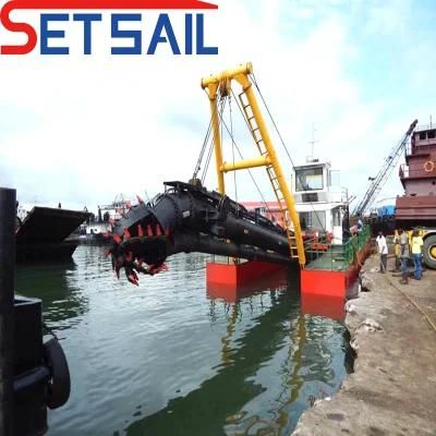 Diesle Engine Hydraulic 26inch Water Flow 6000m3 Cutter Suction Dredger