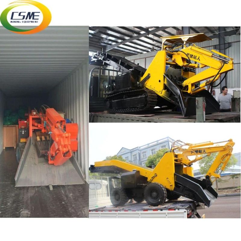 Wheel Mucking Rock Loader for Small Tunnel