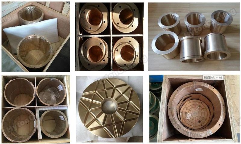 Spare Parts Copper Bronze Bushing Bottom Shell Suit Sandvik H3800 H4800 H6800 H8800 Crusher