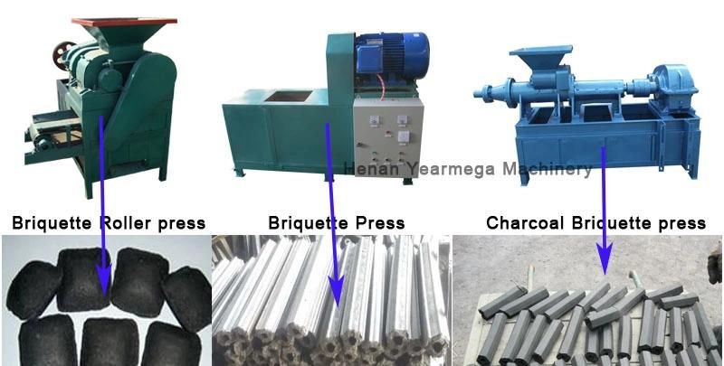 High Efficiency Compact Structure Charcoal Briquette Ball Press Machine Price
