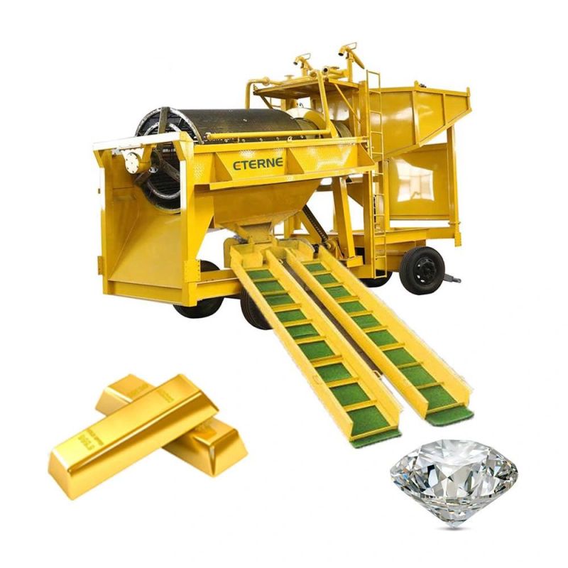 Portable Gold Mining Machine Equipment Mobile Gold Mining Plant