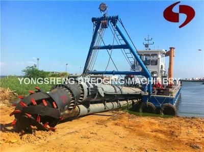 Cutter Suction Sand Dredger with Dredge Depth 15m