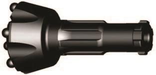 Cost-Effective Middle to High Air Pressure DTH Drilling Br1 Hammer and Button Bit 64mm 76mm