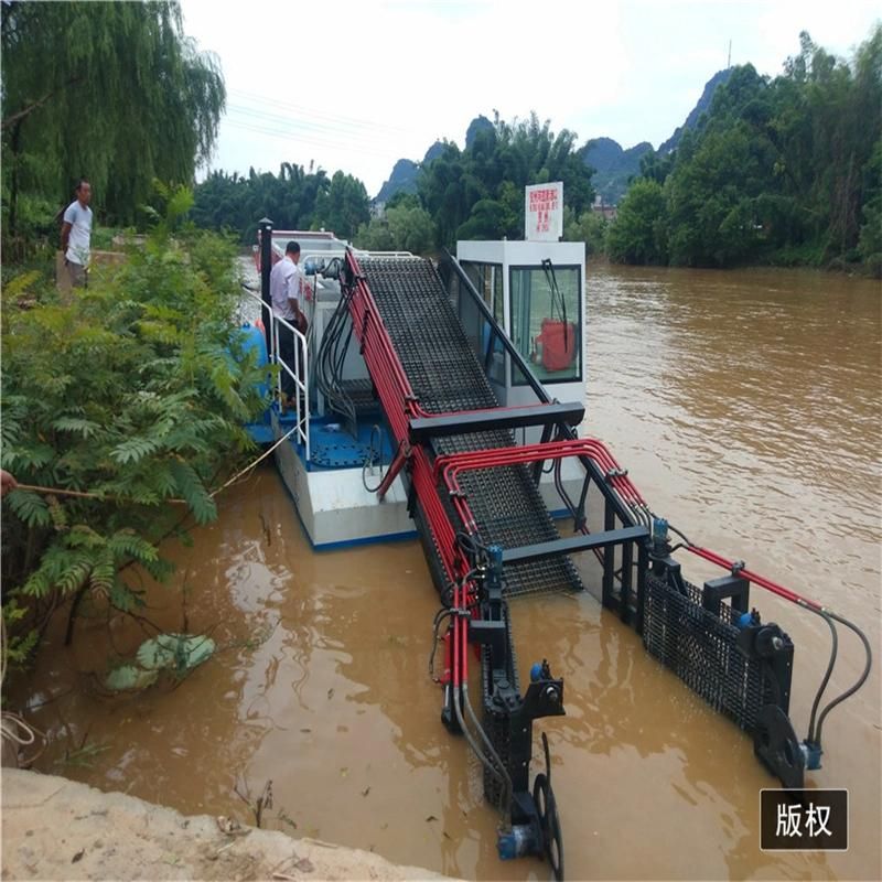 Head Dredging Aquatic Weed Harvester River Plants Cutting Machine