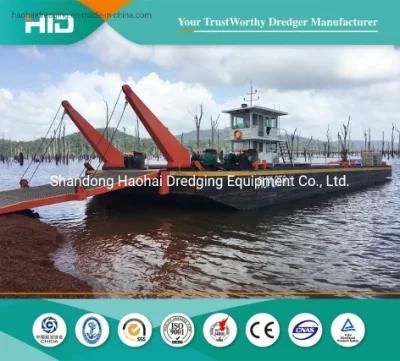 Excavator Pontoon Platform Used for Support Excavator to Work in River for Sand Mining ...