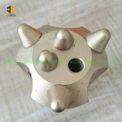 Rock Drill Head Tungsten Carbide 32, 34, 36, 38 mm Hard Rock Tapered Button Drill Bits