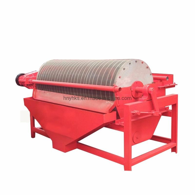 Coltan Ore Processing Gold Mining Drum Separator High Intensity Wet Magnetic Separator