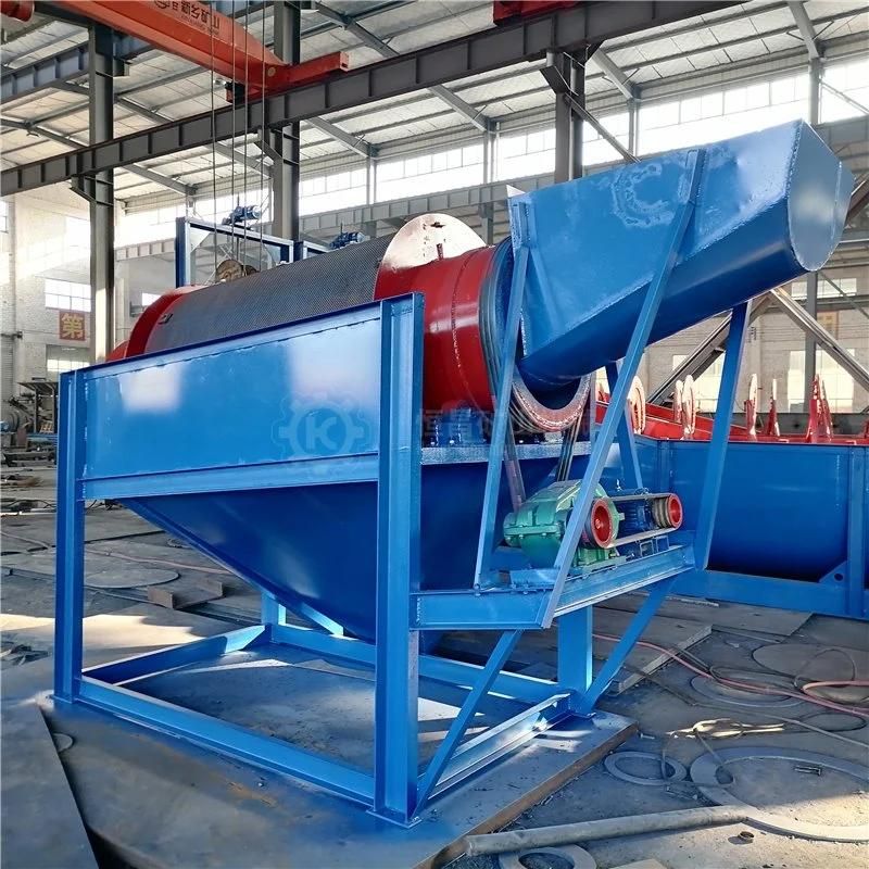 Alluvial Gold and Rock Gold Mining Washing Plant Gold Trommel with 2 Layers