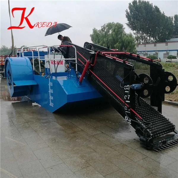 China High Efficient Water Weed Harvester Aquatic Garbage Collection Boat for Sale