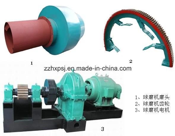 Wet Rubber Liner Ball Mill for Ceramic Materials