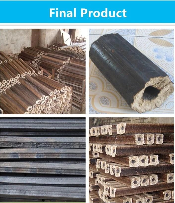 High Efficiency Sawdust Coal Charcoal Briquettes Making Machine Wood Rod Machine