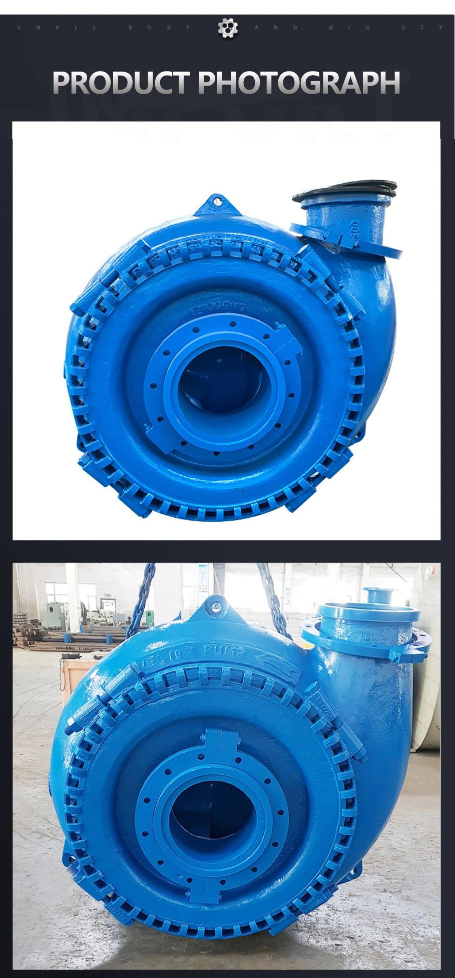 Electric Engine Centrifugal High Head 8" Gravel Sand Dredging Pump for Gold Mining