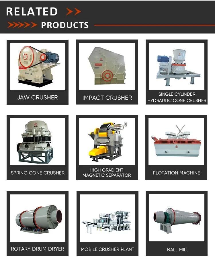 Simple Structure Dry / Wet Drum Magnetic Separator Wide Range of Granularity