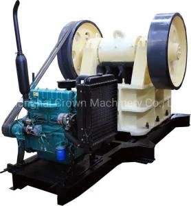 Diesel Engine Stone Mini Jaw Crusher Machine