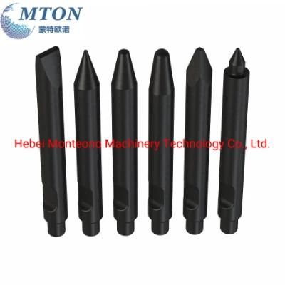 Excavator Spare Parts Hammer Drill Rod Hydraulic Breaker Chisel for Crane Construction ...
