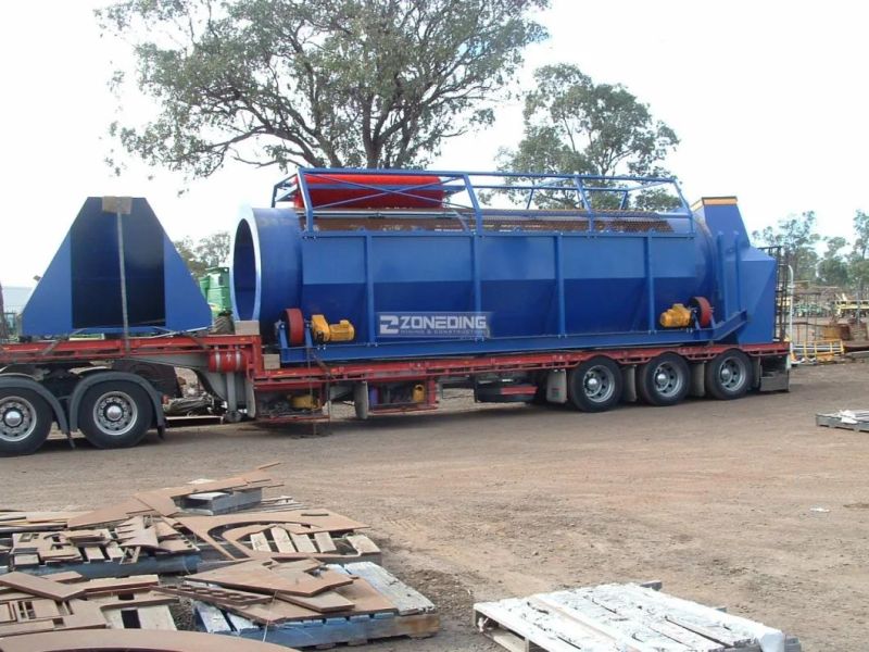 Rotary Screen Used to Separate Powdery Substances in The Chemical and Mineral Processing Industries