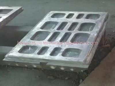 Mn18cr2 Manganese Jaw Plate Tooth Plate Suit Jm806 Jaw Crusher Wear Parts
