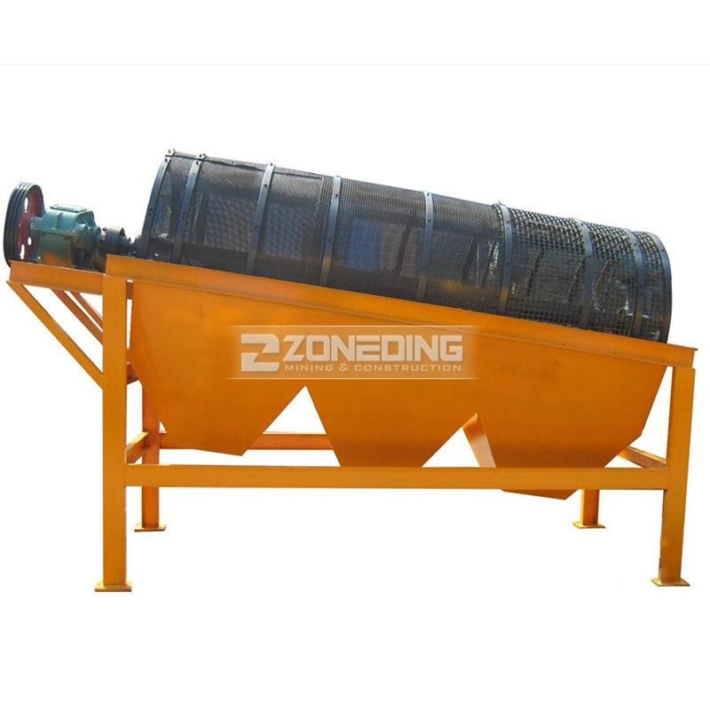 Small Portable Gold Wash Machine Portable Trommel Screen with Conveyor Belt