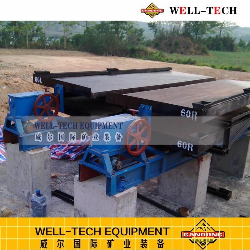 Gold Mineral Shaking Machine Multi Layer Shaking Table for Separation Gold Tin Copper Barite