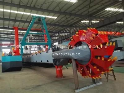 High-Power Good Performance Bucket Wheel Dredger for Hard Mud with Hydraulic System