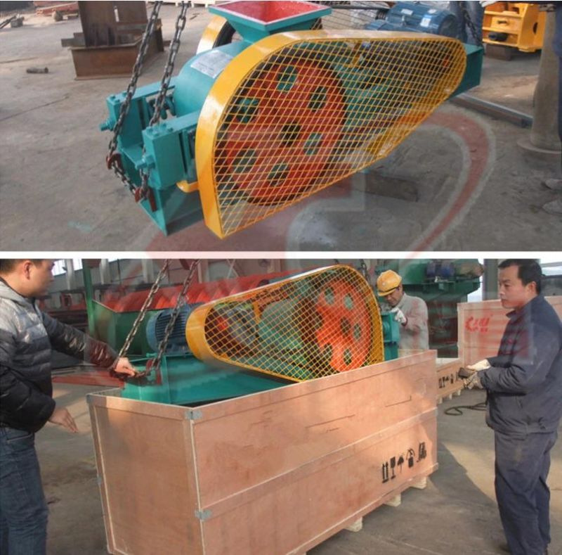 Coal Gangue/Graphite/ Quartz/ Slag/ Clay/Limestone Double Roll Crusher