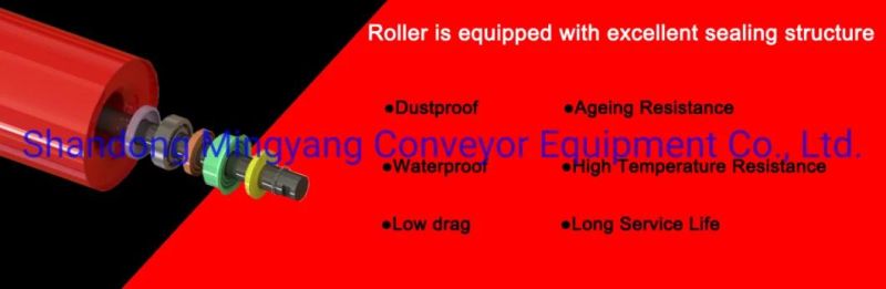 Conveyor Idler Set/Conveyor Roller/Rubber Coated Roller