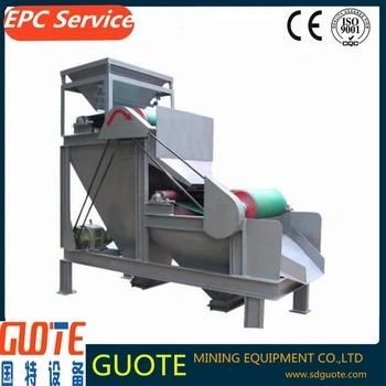 Mineral Processing Permanent Rare Earth Roller Magnetic Separator with 15000GS