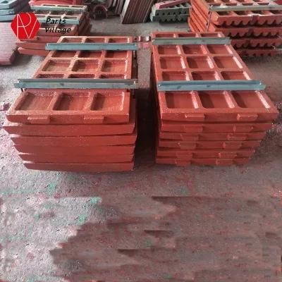 China OEM Factory Hangzhou Cohesion Partsvillage PE750X1060 Jaw Plate