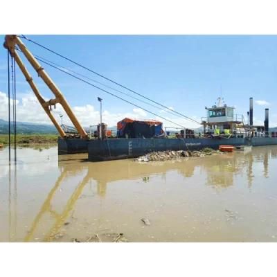 Low Cost 7000m3/Hour Gold Dredger for Capital Dredging