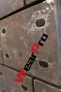Mechanical Bimetallic Steel Wear Parts Feeder Wear Liner Plate