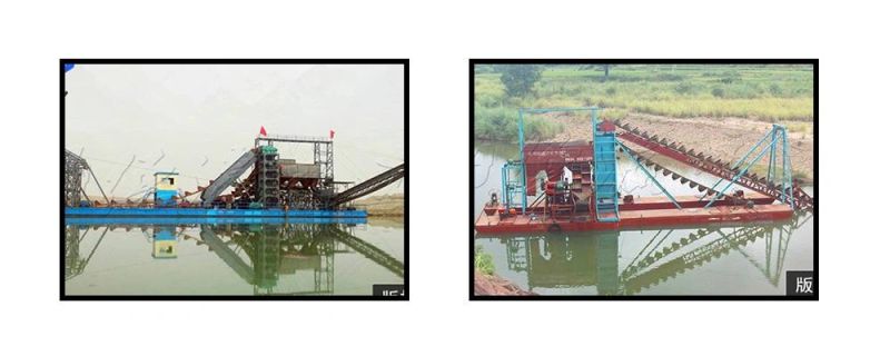 Hydraulic Gold Mining Dredger Bucket Chain Dredger Gold Ore Dredge Sand Mining Machinery