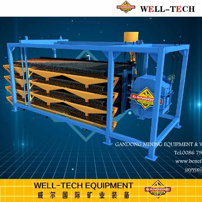 Multideck Lift Type Shaking Table for Gold Plant