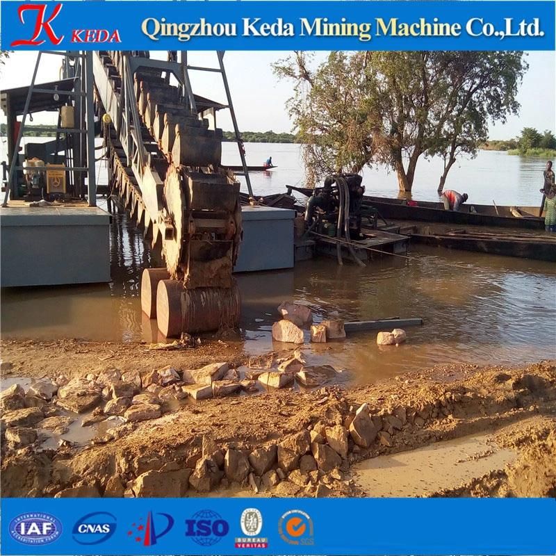 OEM Designed Keda Bucket Gold Dredger Selling Well Overseas