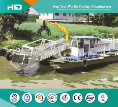 High Efficiency Low Price Aquatic Weed Harvester/Water Hyacinth Harvester for Sale