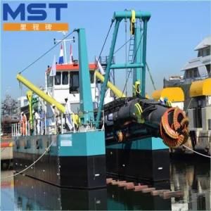 Water Cooling Diesel Engine Cutter Suction Dredger with Hydraulic Spud